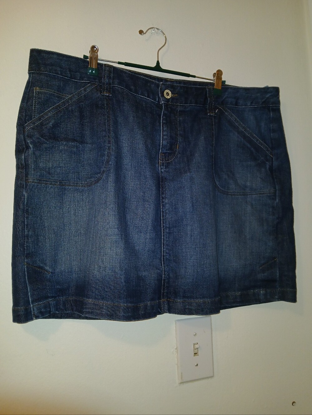 Calvin Klein Dark Blue Denim Skirt - Women